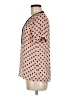 Bee Stitched 100% Polyester Polka Dots Tan Short Sleeve Polo Size M - photo 5