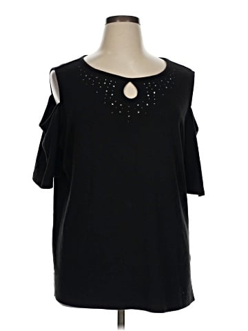 Quacker Factory Short Sleeve Top (view 1)