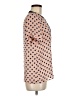 Bee Stitched 100% Polyester Polka Dots Tan Short Sleeve Polo Size M - photo 4