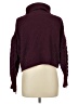 No Comment 100% Polyester Burgundy Turtleneck Sweater Size L - photo 2