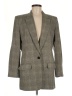 Chaus 100% Rayon Plaid Gray Blazer Size 8 - photo 1