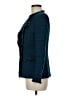 St. John Tweed Blue Blazer Size 6 - photo 5