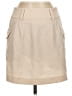 Express Solid Tan Casual Skirt Size 8 - photo 2