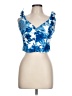 Zara Blue Sleeveless Blouse Size L - photo 1
