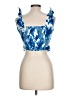 Zara Blue Sleeveless Blouse Size L - photo 2