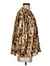BA&SH Metallic Gold 3/4 Sleeve Blouse Size 2 - photo 4