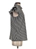T Tahari 100% Polyester Stripes Black Short Sleeve Blouse Size 2 - photo 4