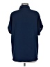 Shein 100% Polyester Solid Blue Short Sleeve Blouse Size 6 - photo 2
