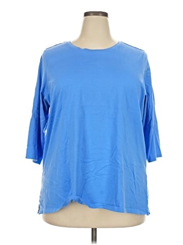 Lands' End 3/4 Sleeve T-Shirt (view 1)