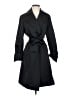 Talbots 100% Polyester Black Trenchcoat Size S - photo 1