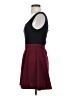 B. Darlin Color Block Burgundy Cocktail Dress Size 5 - 6 - photo 5