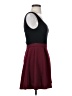 B. Darlin Color Block Burgundy Cocktail Dress Size 5 - 6 - photo 4