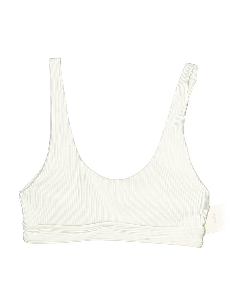 Andie Swimsuit Top White Swimwear