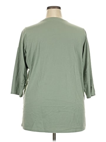 Lands' End 3/4 Sleeve T-Shirt (view 2)