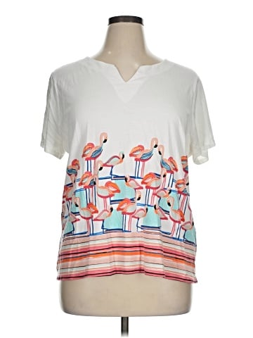 Chico's Short Sleeve Blouse (view 1)