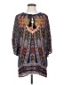 Feathers Blue 3/4 Sleeve Blouse Size S - photo 1