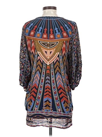 Feathers 3/4 Sleeve Blouse (view 2)