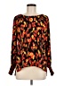 Allison Joy 100% Polyester Orange Long Sleeve Blouse Size M - photo 1