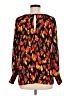 Allison Joy 100% Polyester Orange Long Sleeve Blouse Size M - photo 2