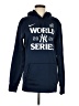 Nike 100% Polyester Blue Pullover Hoodie Size S - photo 1
