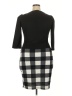 Sucrefas 100% Polyester Houndstooth Black Casual Dress Size 3X - photo 2