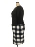 Sucrefas 100% Polyester Houndstooth Black Casual Dress Size 3X - photo 5