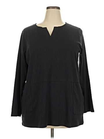 Lands' End Long Sleeve Henley (view 1)