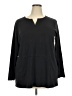 Lands' End Black Long Sleeve Henley Size 2X - photo 1