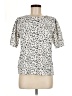 MELLODAY Ivory Short Sleeve Blouse Size M - photo 1