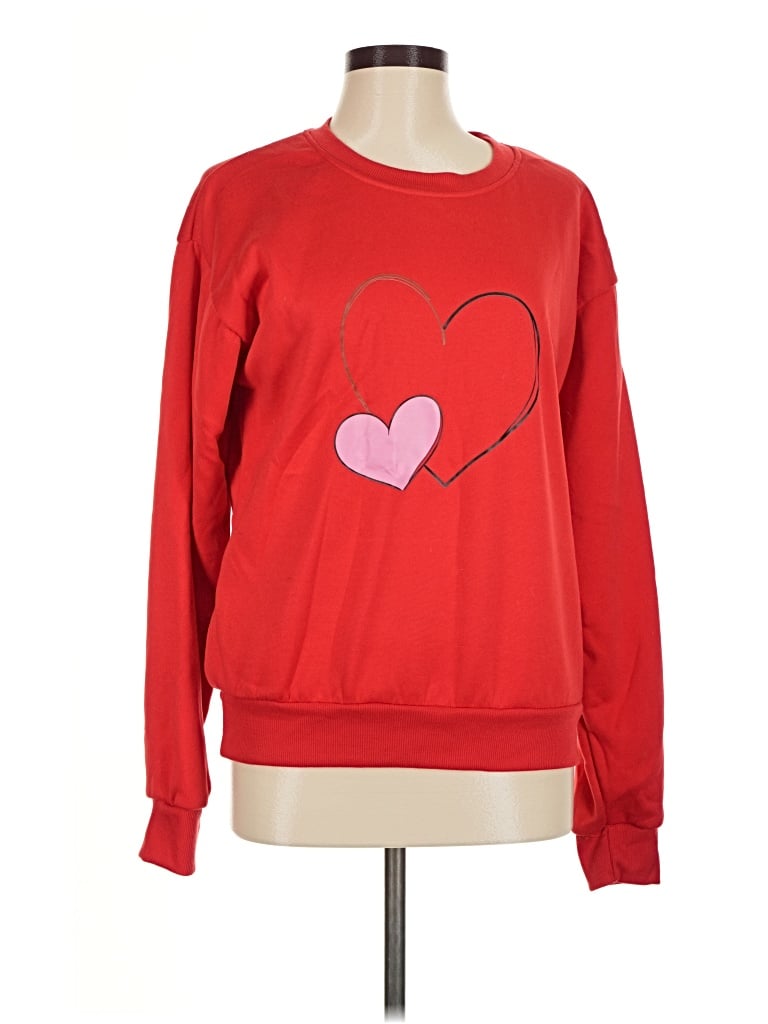 Pre-owned Unbranded Sweatshirt In Red