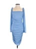 Unbranded Solid Blue Cocktail Dress Size XS (estimated) - photo 1