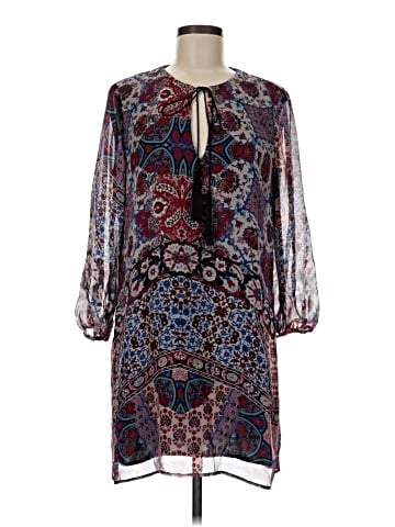 Lavender Brown Casual Dress (view 1)