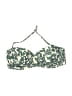 Tory Burch Print Green Swimsuit Top Size L - photo 1