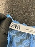 Zara Blue 3/4 Sleeve Blouse Size S - photo 7