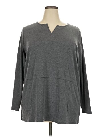 Lands' End 3/4 Sleeve T-Shirt (view 1)