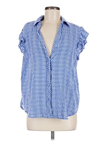Jane and Delancey Sleeveless Button-Down Shirt (view 1)