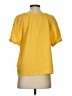 Industry Yellow Short Sleeve Blouse Size S - photo 2