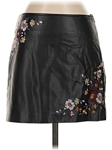 Hippie Laundry Faux Leather Skirt (view 1)