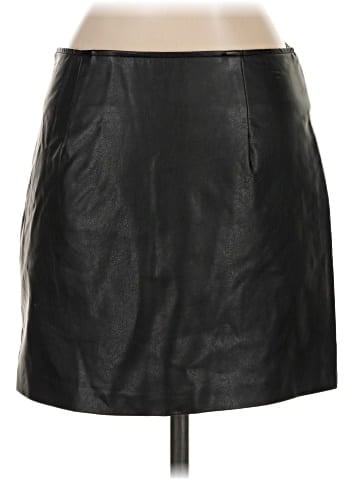 Hippie Laundry Faux Leather Skirt (view 2)