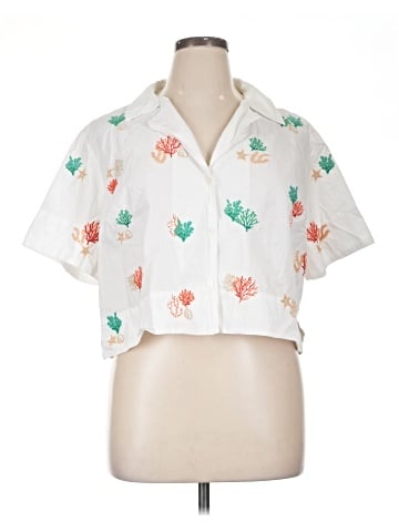 Maeve by Anthropologie Short Sleeve Blouse (view 1)