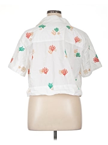 Maeve by Anthropologie Short Sleeve Blouse (view 2)