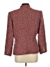 Doncaster Collection Tweed Red Burgundy Silk Blazer Size 12 - photo 2