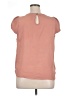 Haute Monde 100% Polyester Pink Short Sleeve Blouse Size XL - photo 2
