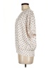Summersalt Polka Dots Ivory Short Sleeve Blouse Size M - photo 5