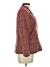 Doncaster Collection Tweed Red Burgundy Silk Blazer Size 12 - photo 4