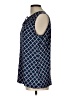Brooks Brothers 346 100% Polyester Blue Sleeveless Blouse Size 10 - photo 5
