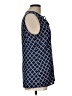 Brooks Brothers 346 100% Polyester Blue Sleeveless Blouse Size 10 - photo 4