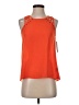 A. Byer 100% Polyester Orange Sleeveless Blouse Size S - photo 1