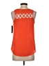 A. Byer 100% Polyester Orange Sleeveless Blouse Size S - photo 2