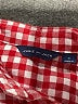 Janie and Jack 100% Cotton Checkered-gingham Red Long Sleeve Button-Down Shirt Size 5 - photo 3